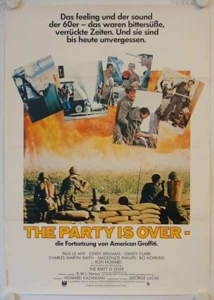 The Party is over... originales deutsches Filmplakat
